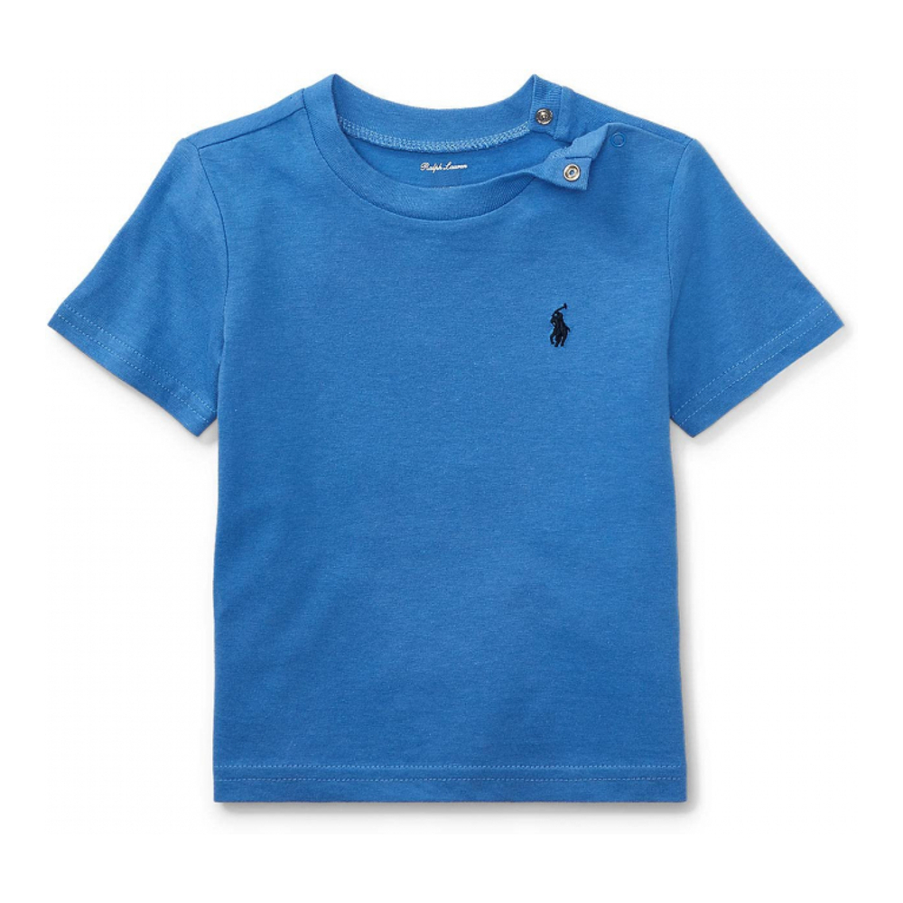 'Cotton Jersey Crew Neck Tee' pour Bébés garçons