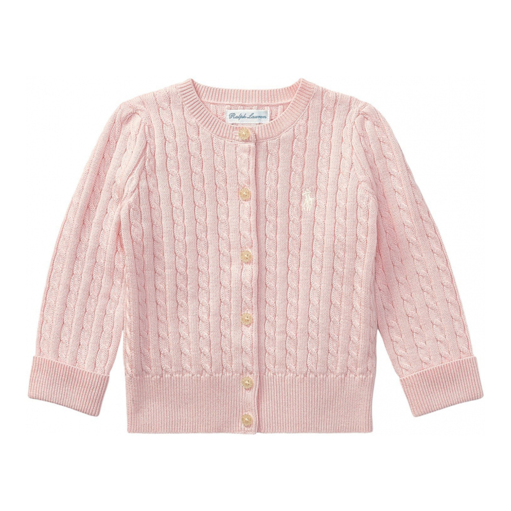 Cardigan 'Cable-Knit' pour Bébés filles