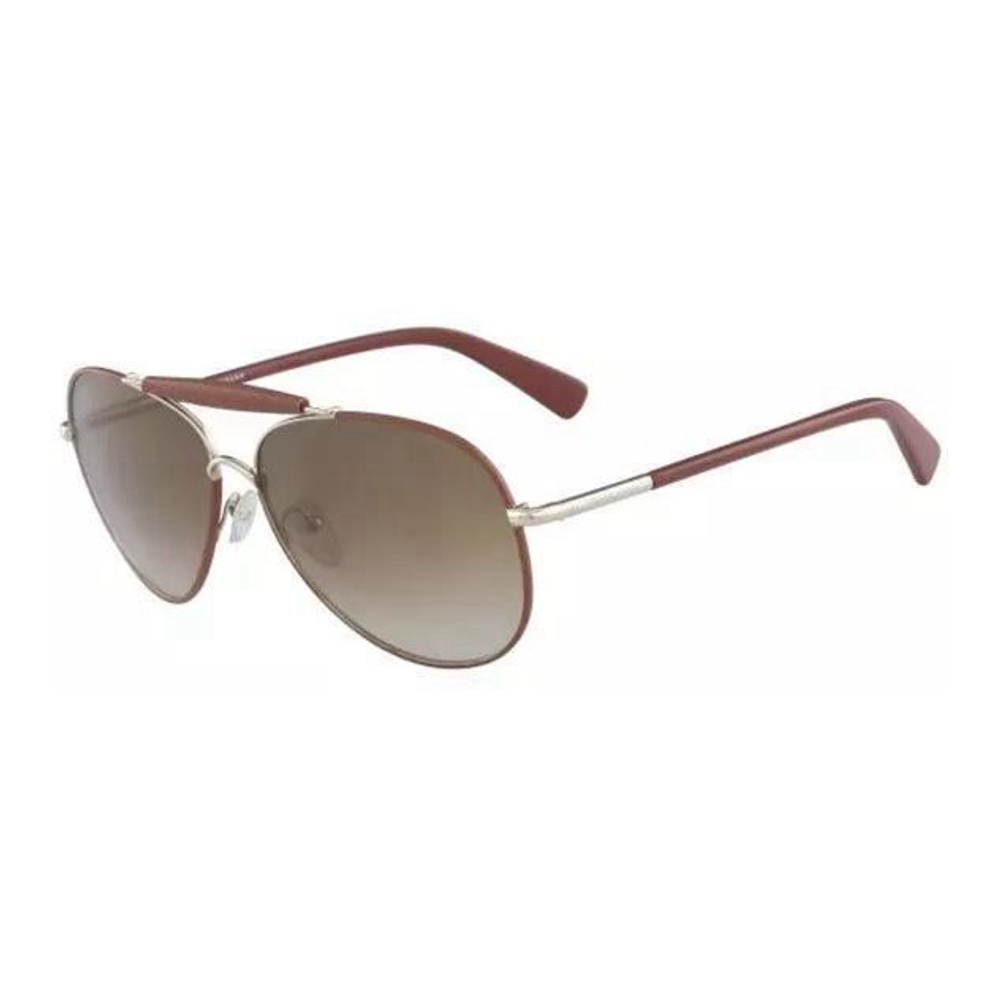 Women's 'LO100SL (717) GOLD BOURBON' Sunglasses