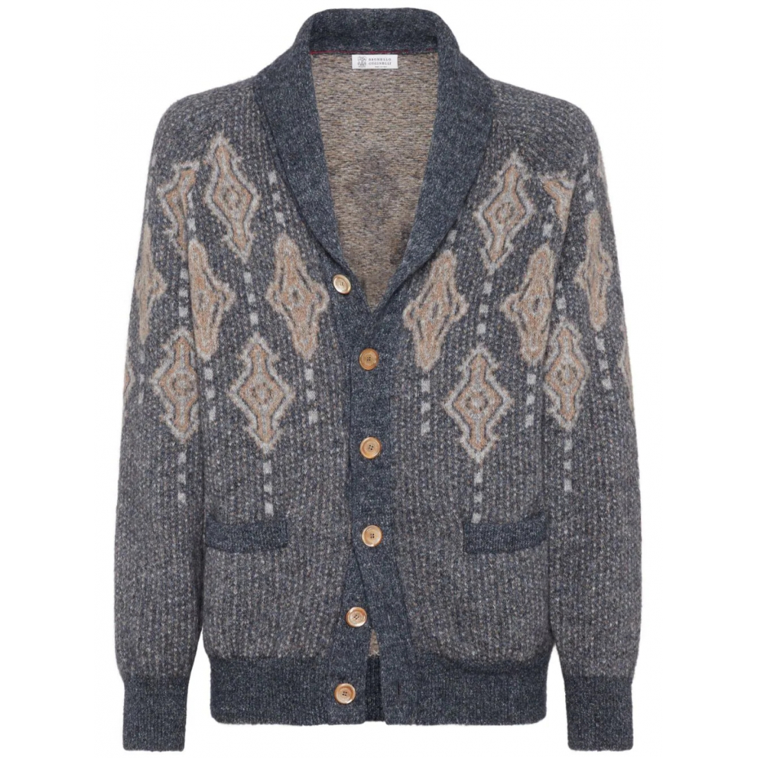 Men's 'Intarsia-Knit' Cardigan