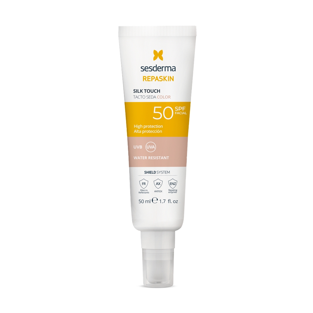 Crème solaire teintée 'Repaskin Silk Touch SPF50' - 50 ml