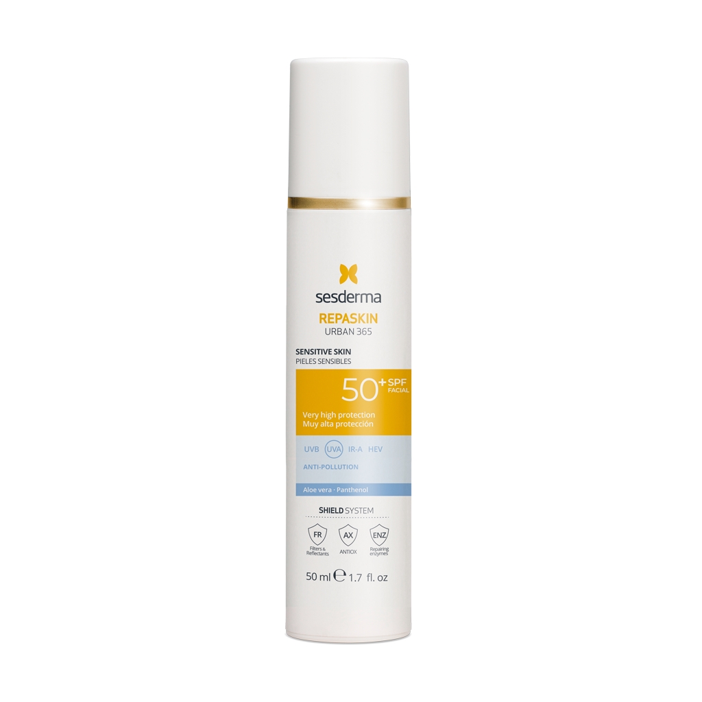 Crème solaire pour le visage 'Repaskin Urban 365 Depigmenting Protector SPF50+' - 50 ml