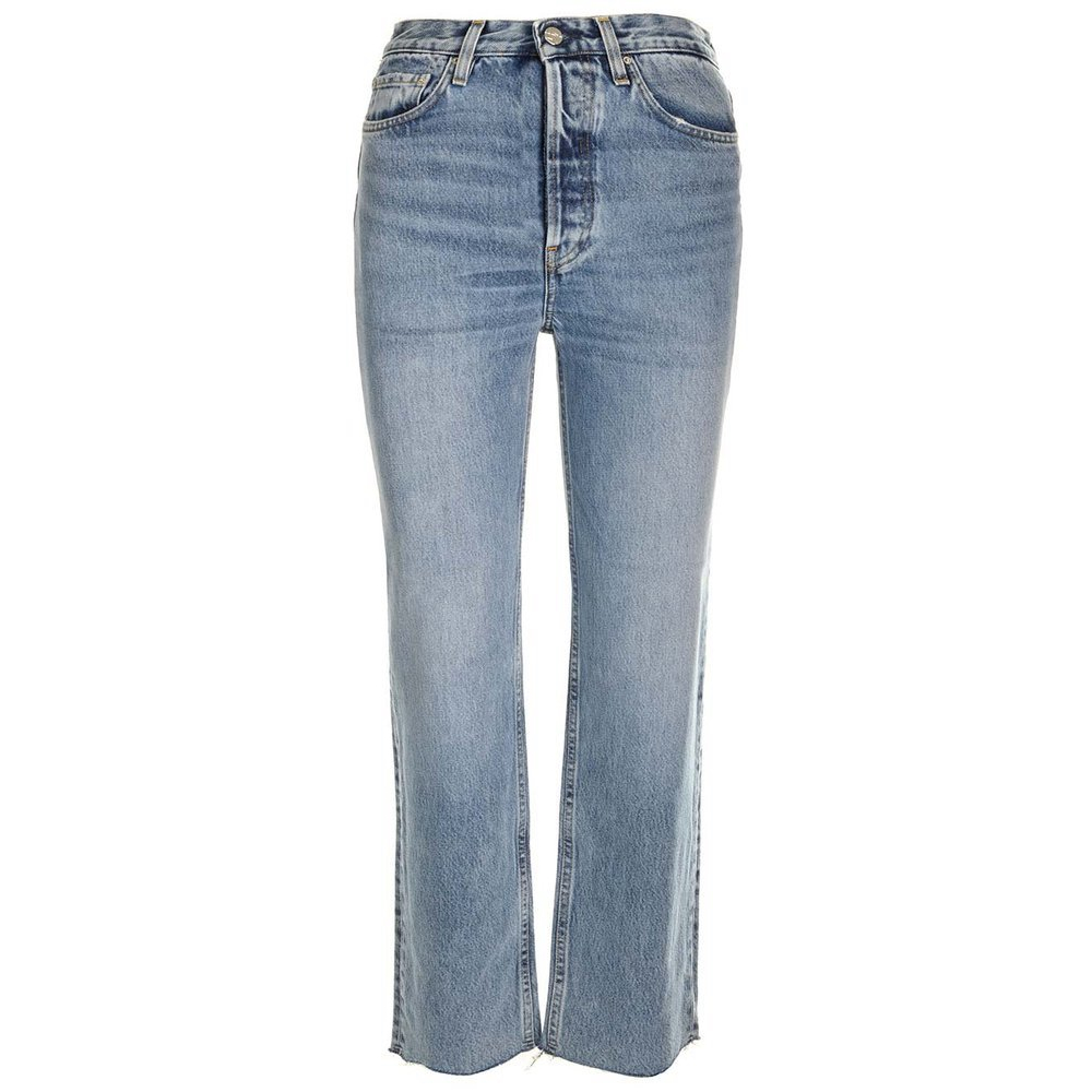 'Logo Patch' Jeans für Damen