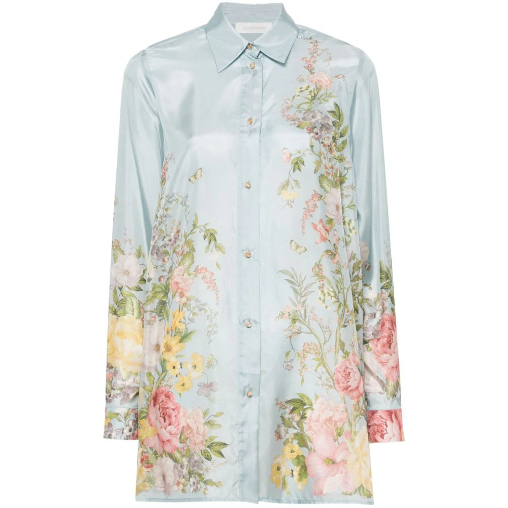 'Waverly Floral-Print' Hemd für Damen