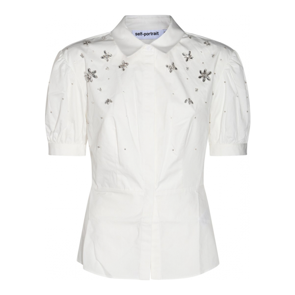 Women's 'Embellished' Short sleeve shirt