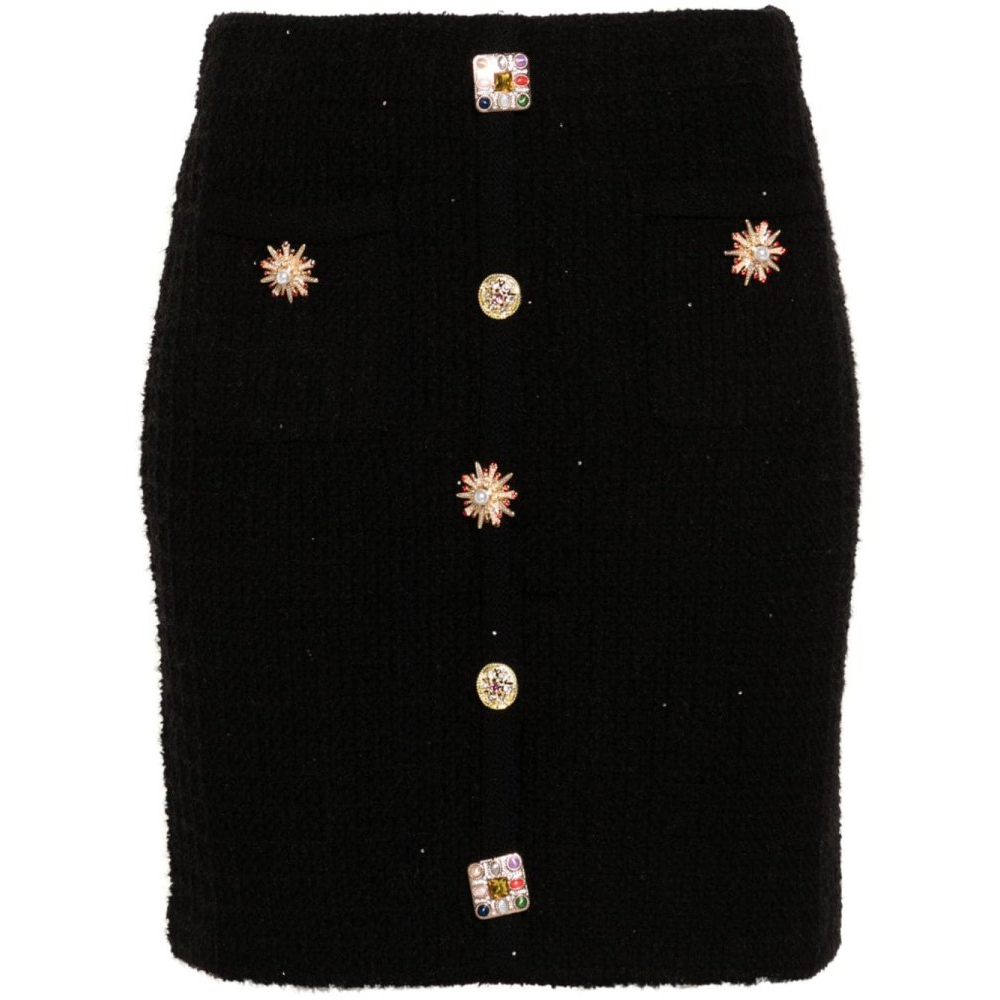 Women's 'Jewel Buttons' Mini Skirt