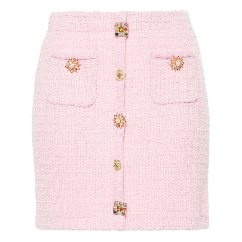 Women's 'Jewel Buttons' Mini Skirt