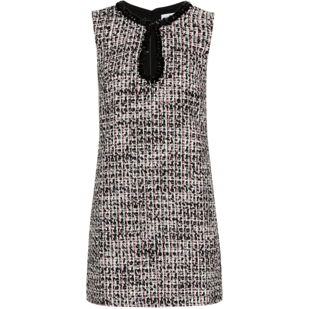 Robe mini 'Paillette-Embellished Bouclé' pour Femmes