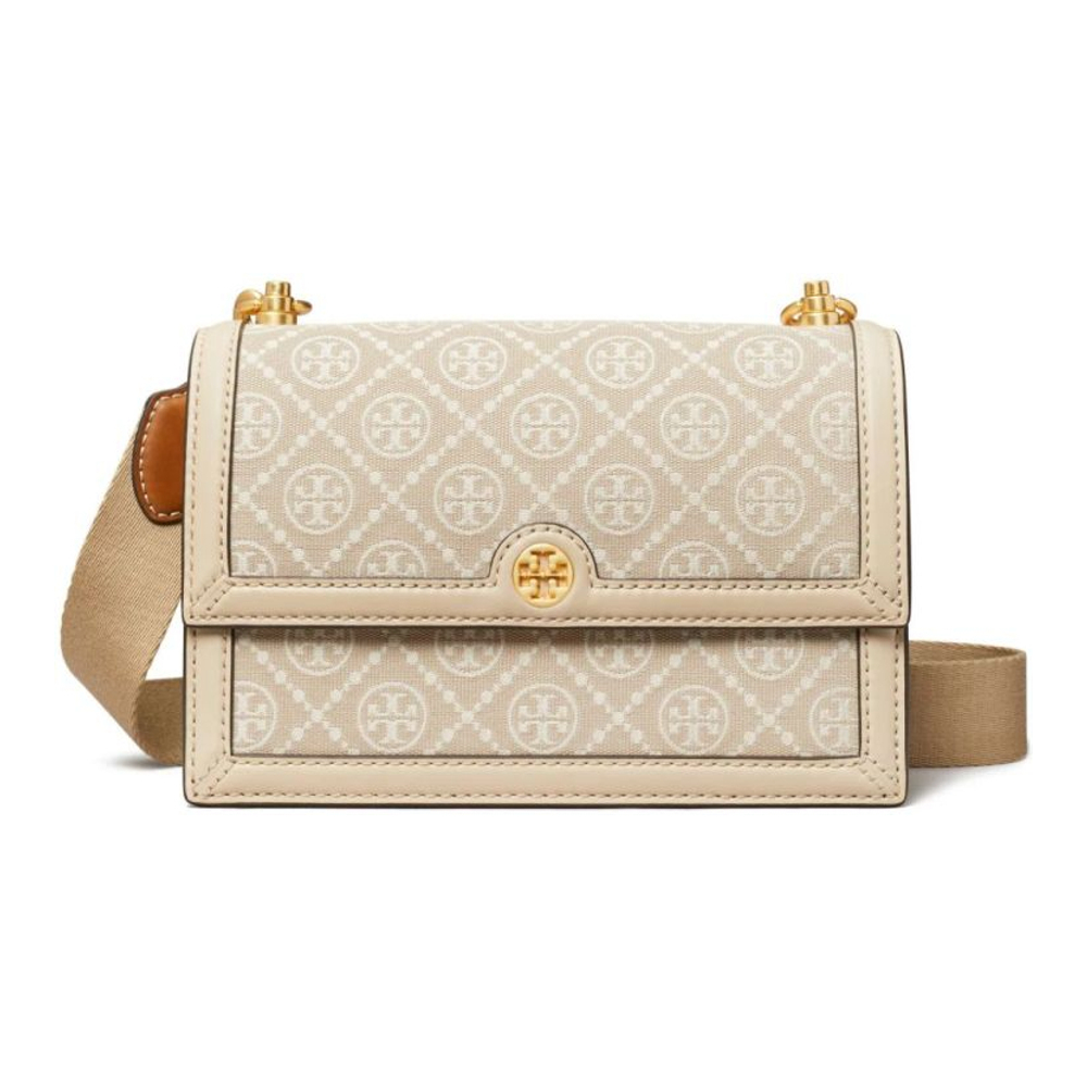 Women's 'Small T Monogram Jacquard' Shoulder Bag