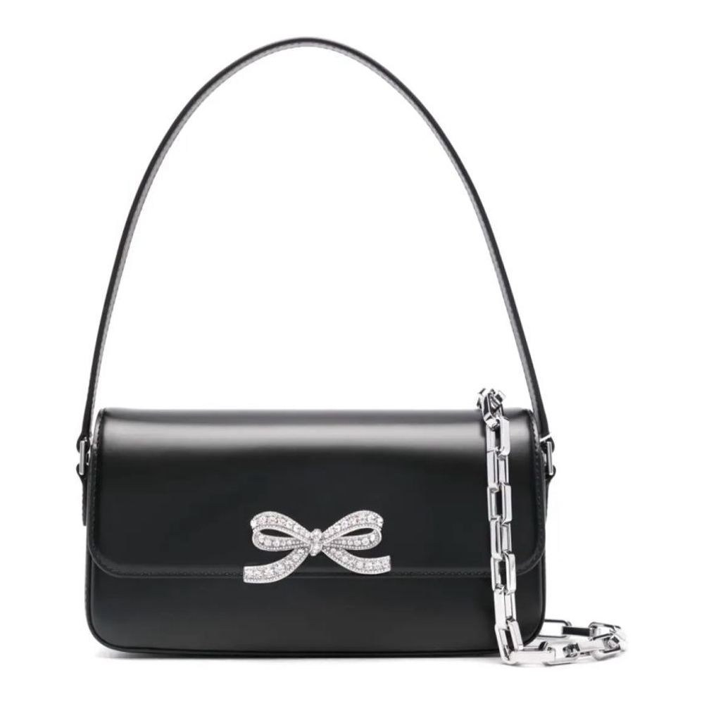 'Bow-Detail' Schultertasche für Damen