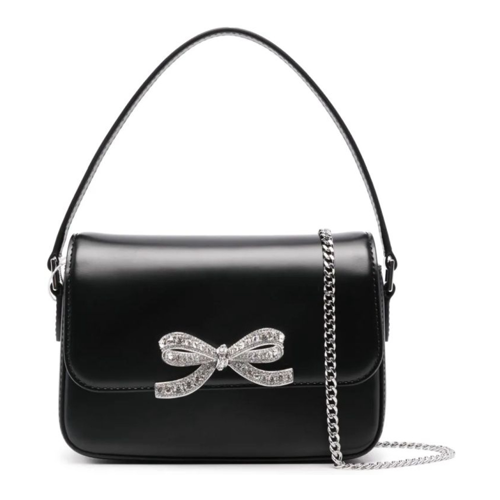 'Bow-Detail' Schultertasche für Damen