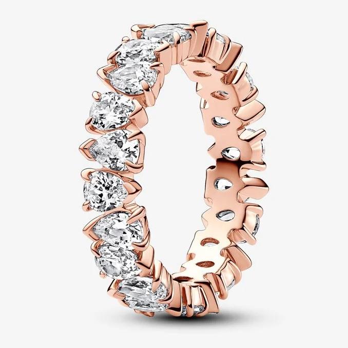 Women's 'Alternating Sparkling' Ring
