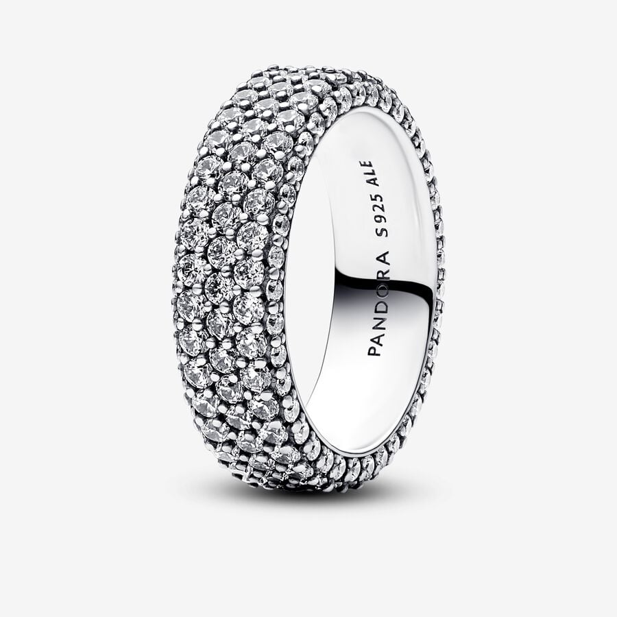 'Timeless Pavé Triple-row' Ring für Damen