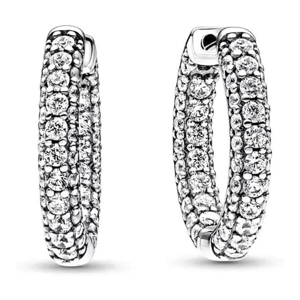 Boucles d'oreilles 'Timeless Pave Single-row' pour Femmes