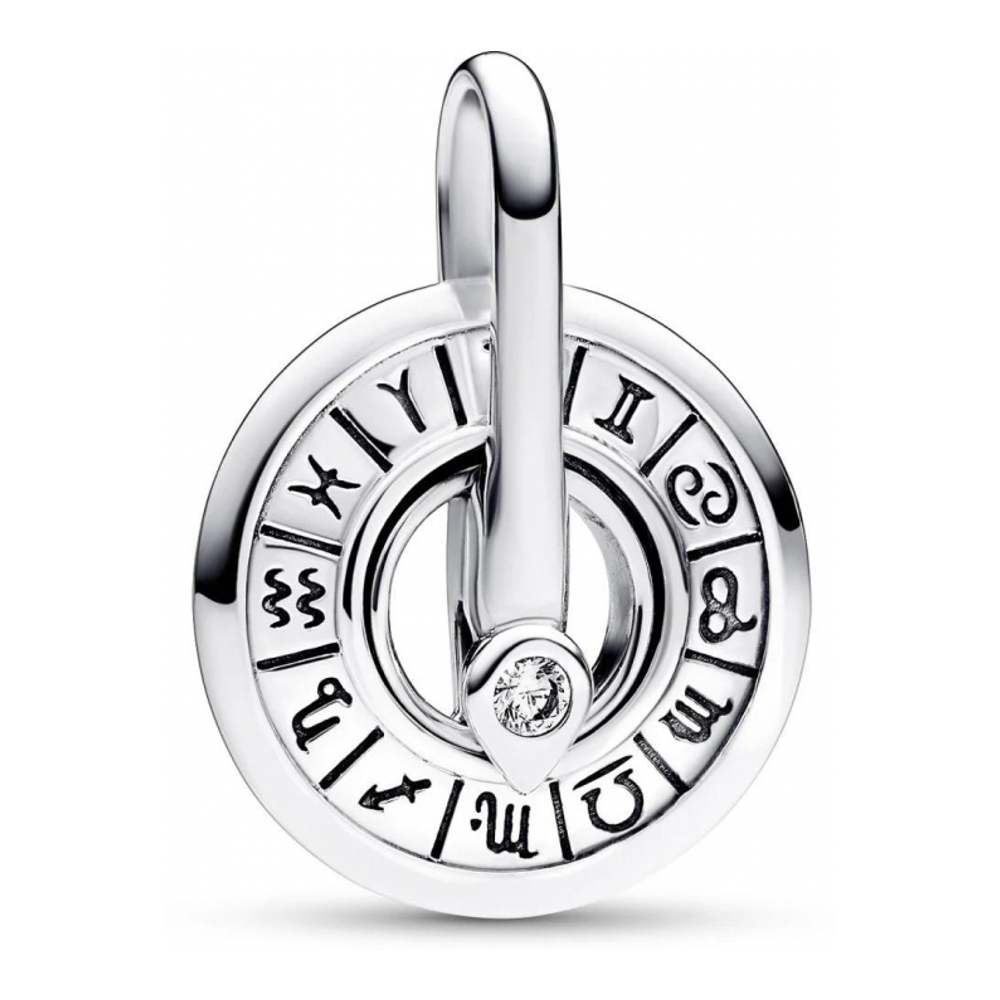 Charm 'Zodiac Wheel Medallion Charm' pour Femmes