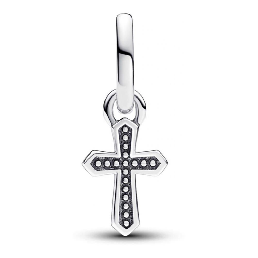 'Sparkling Cross Mini' Charm für Damen