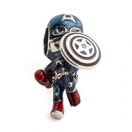 'Captain America' Charm für Damen