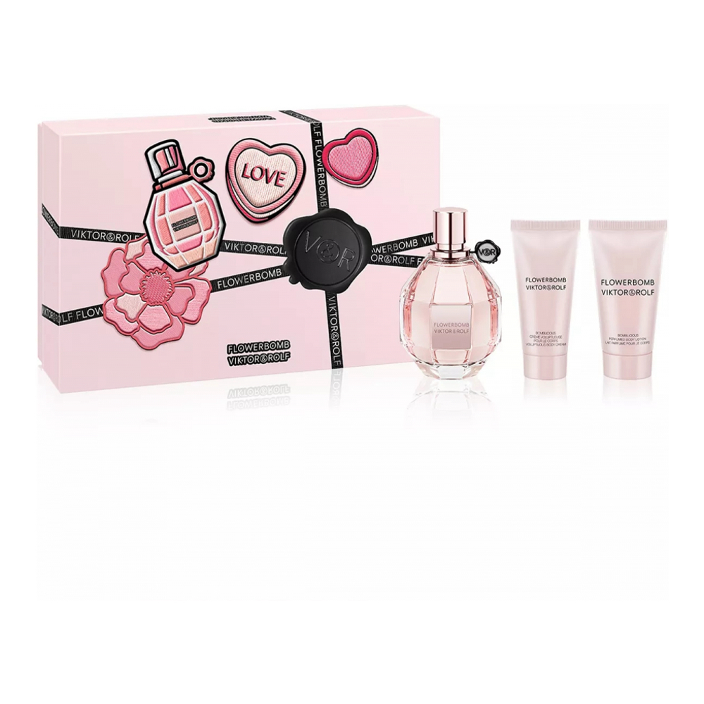 Coffret de parfum 'Flowerbomb' - 3 Pièces