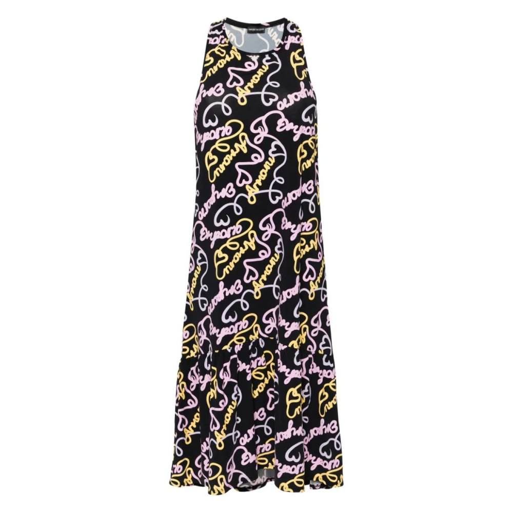 Women's 'Logo-Print Racerback' Midi Dress