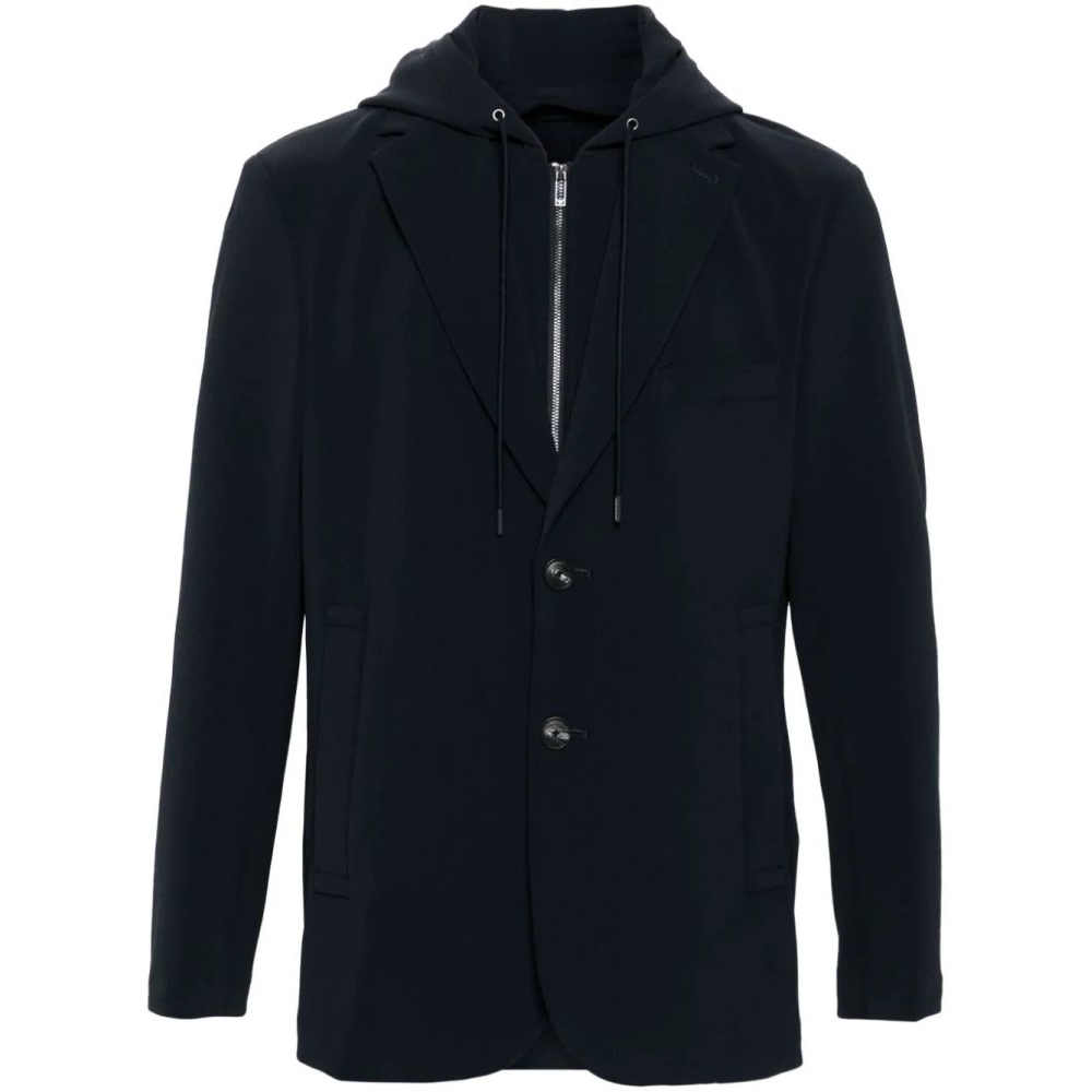 Blazer 'Layered-Detail Hooded' pour Hommes
