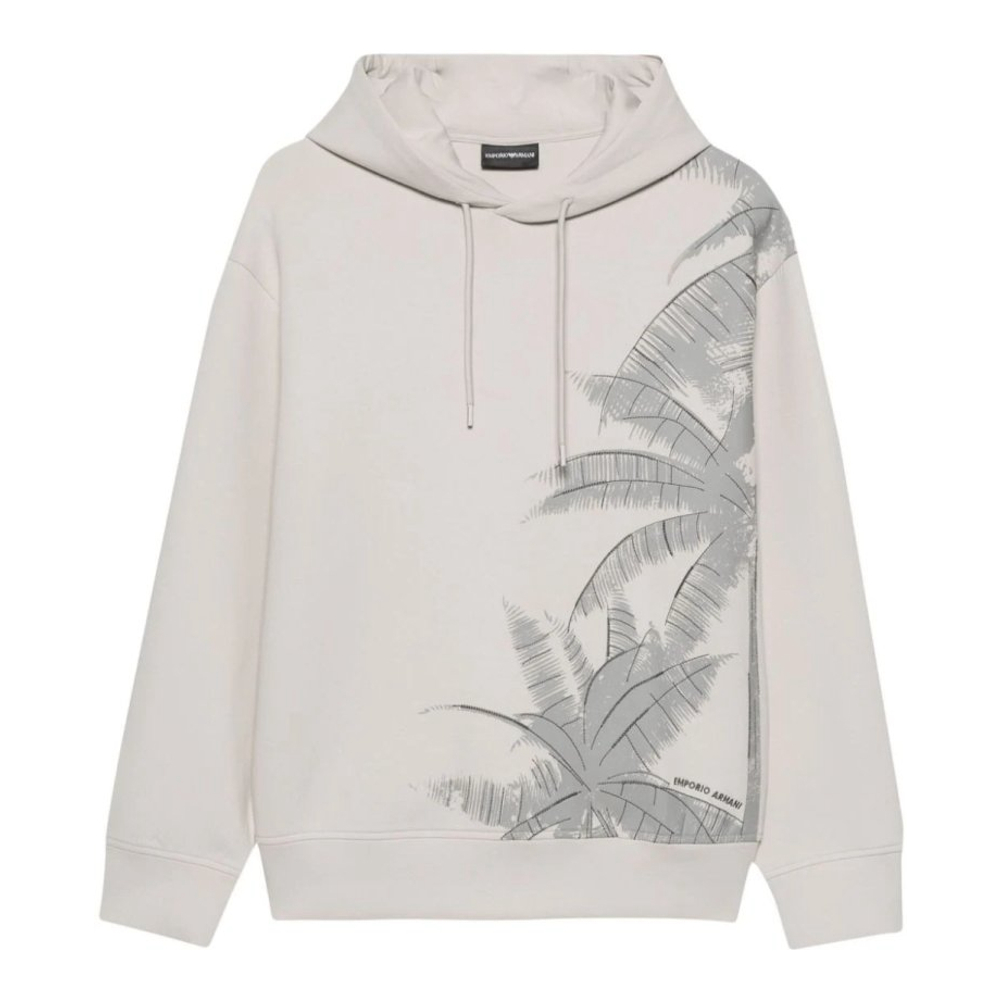 'Palm Tree-Print' Kapuzenpullover für Herren