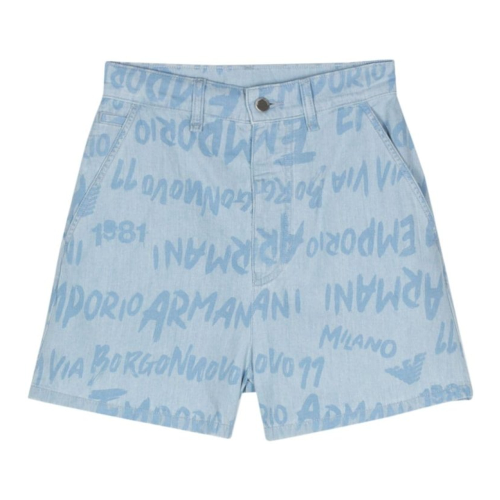 Short 'Logo-Print' pour Femmes