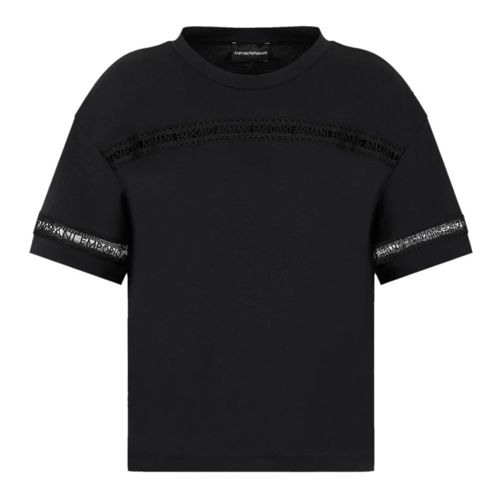 'Logo-Embroidered' T-Shirt für Damen