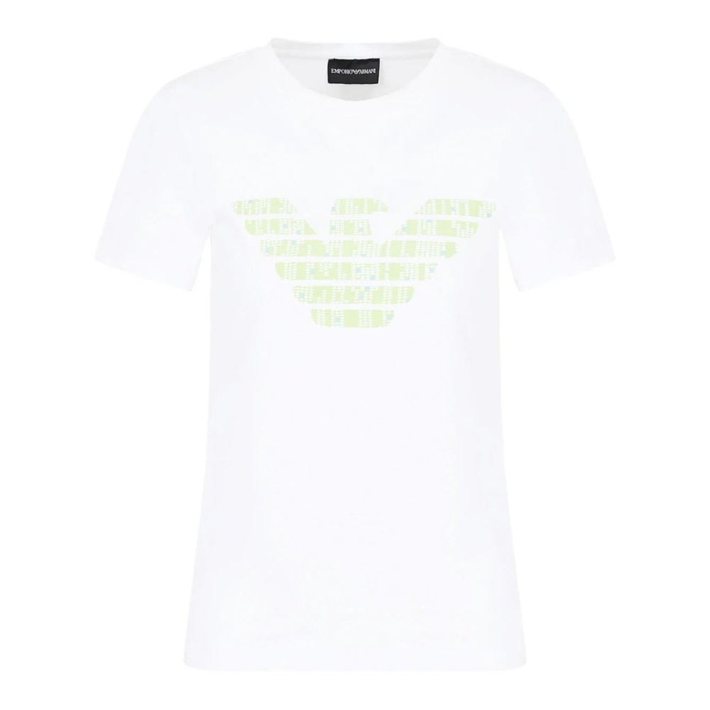 T-shirt 'Logo-Print-Blend' pour Femmes