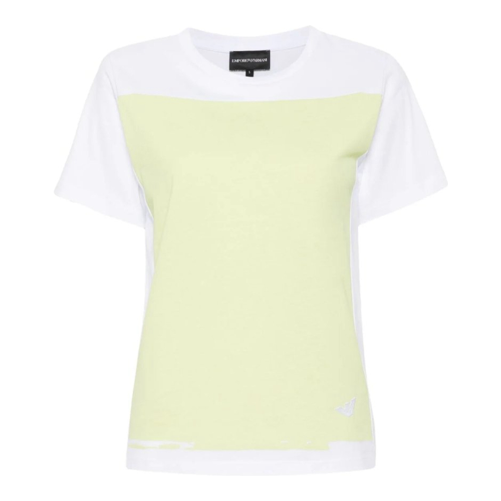 'Colourblock' T-Shirt für Damen