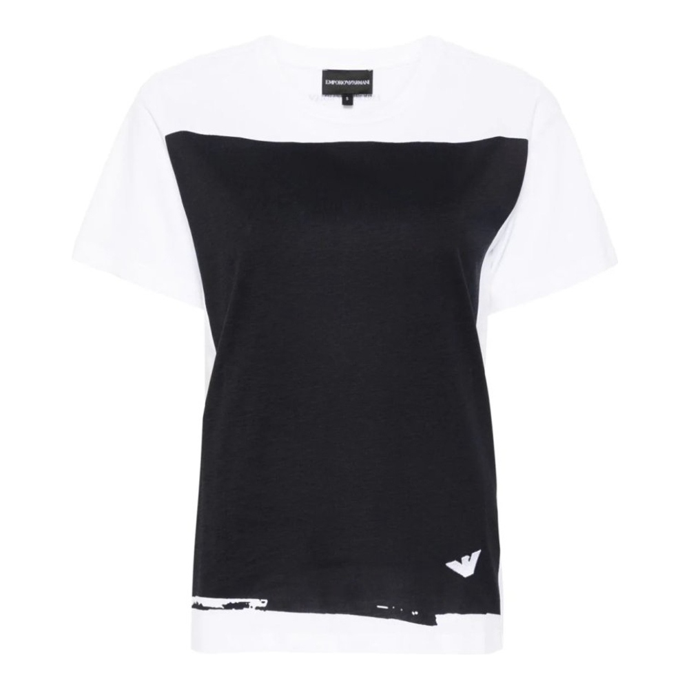 'Colourblock' T-Shirt für Damen