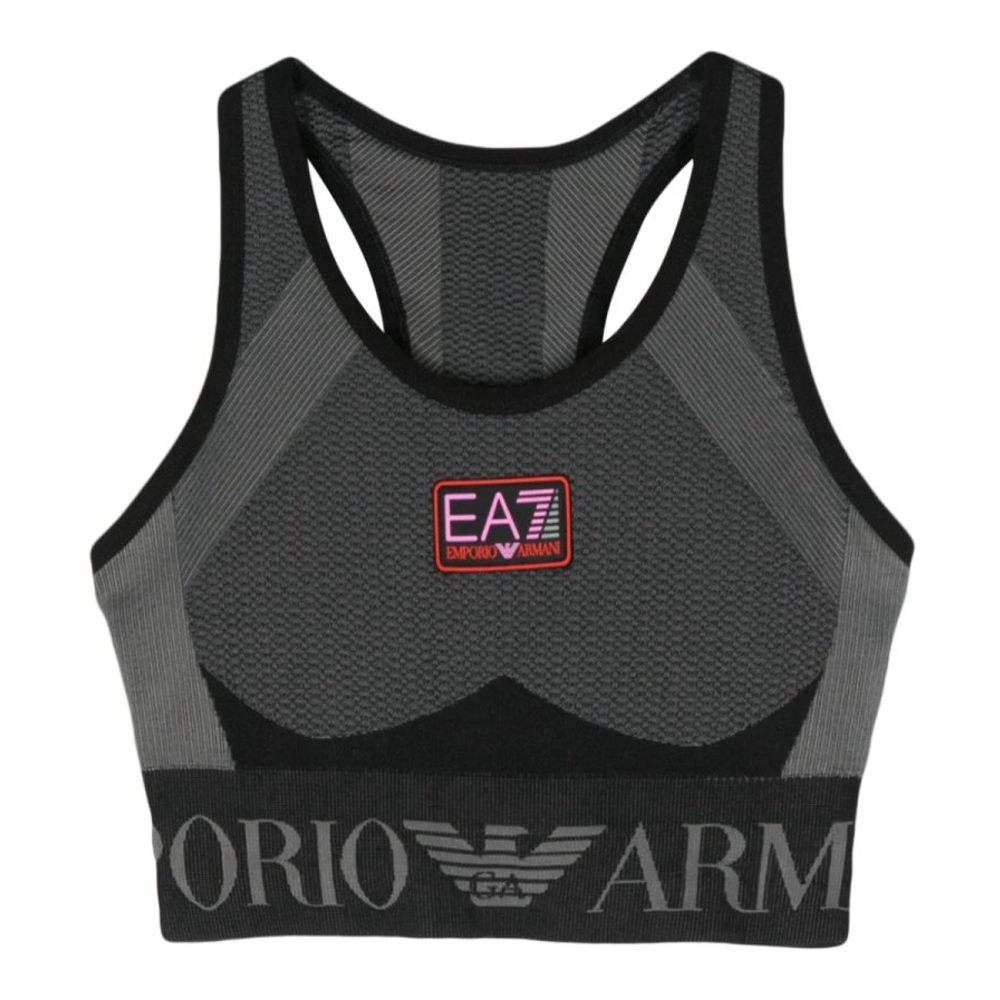 Women's 'Logo-Patch' Sports Bra