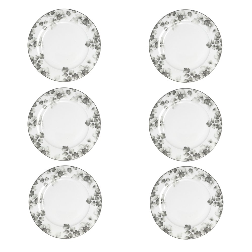 'Foliage' Dessert Plate Set - 19 cm - 6 Pieces