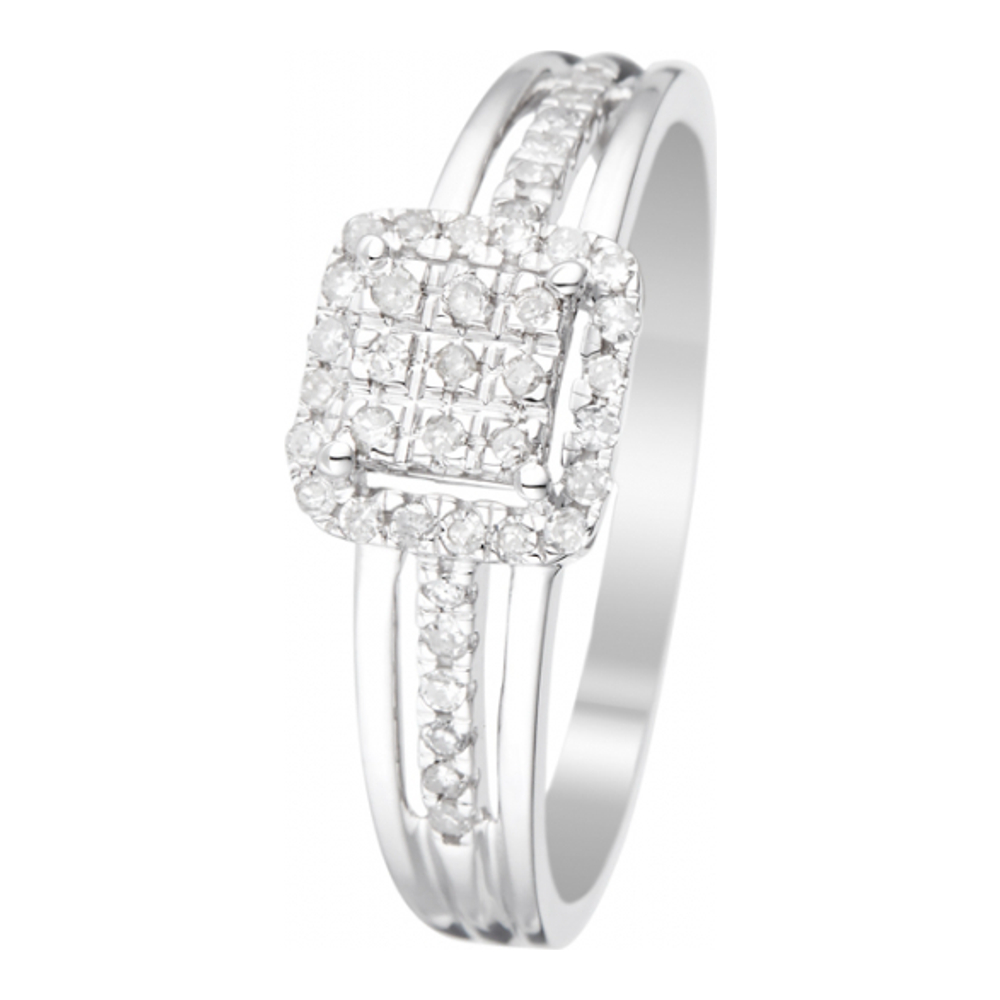Women's 'Carré Lumineux' Ring