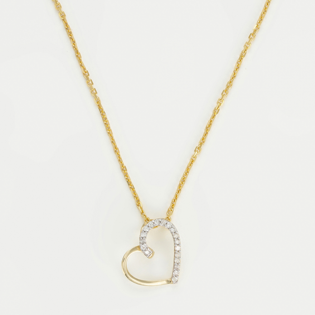 Women's 'Coeur Précieux' Pendant with chain