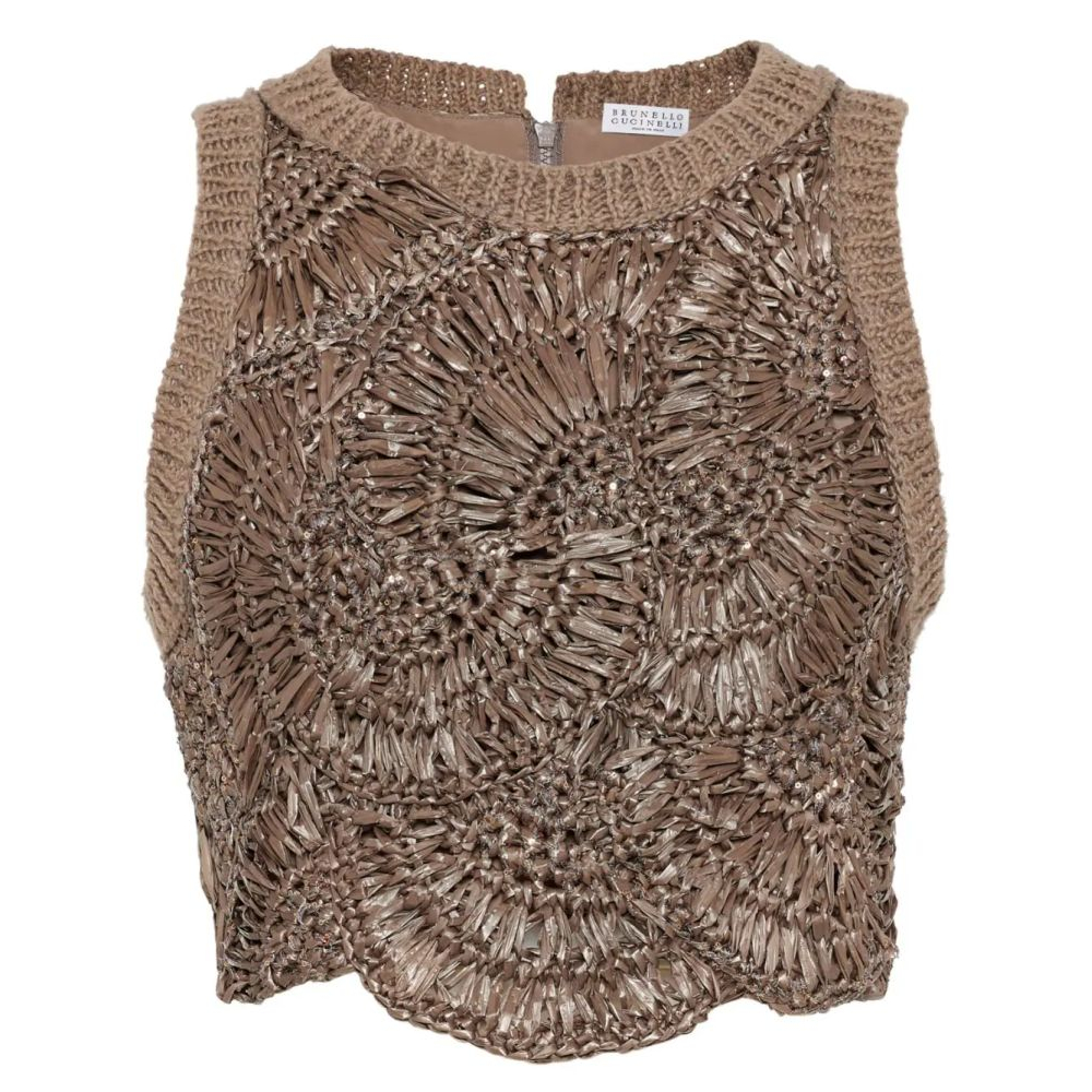 Crop Top 'Opera Embellished' pour Femmes