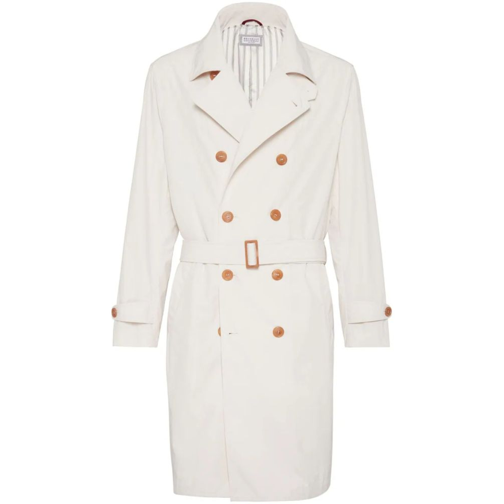 Men's 'Notched-Lapels' Trench Coat