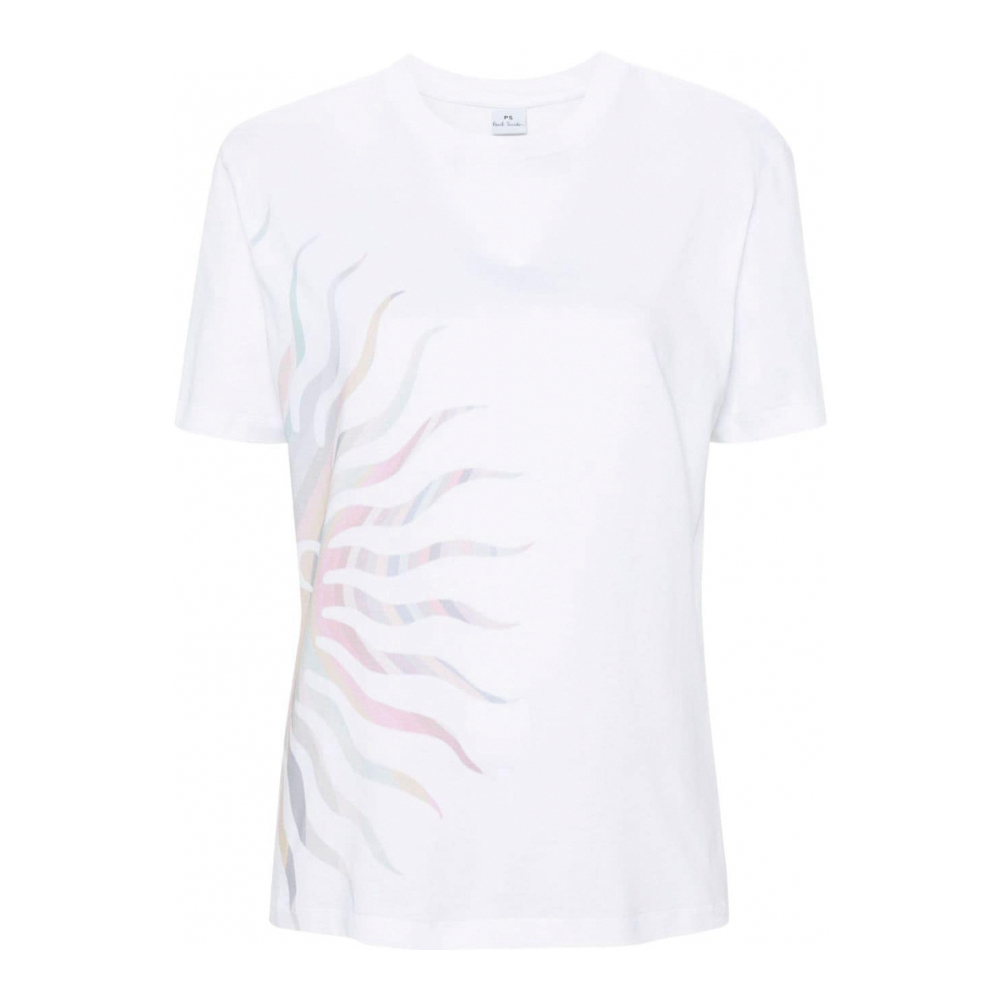 T-shirt 'Swirl Sun' pour Femmes