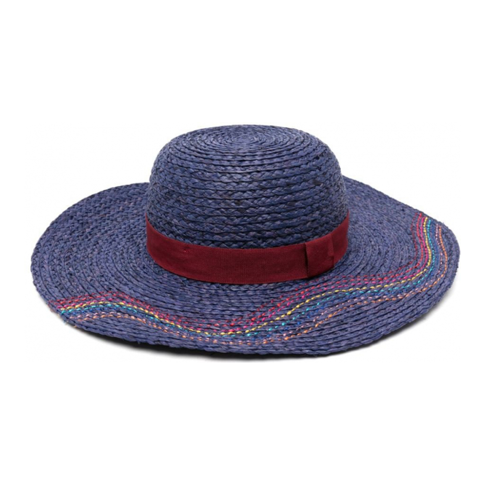 Women's 'Swirl-Stitching' Sun Hat