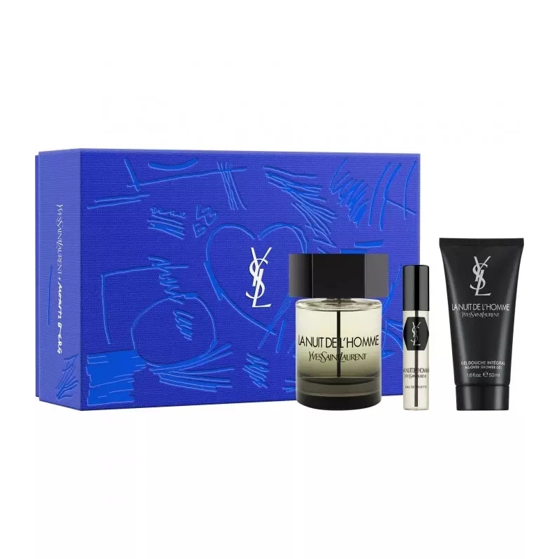 Coffret de parfum 'La Nuit de L'Homme' - 3 Pièces