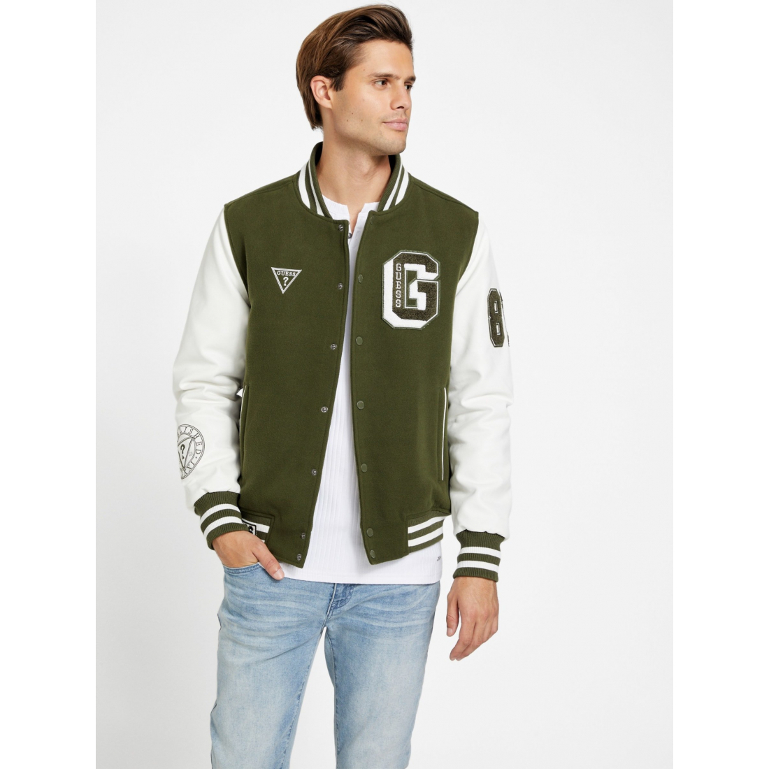 Veste 'Park Hooded Varsity' pour Hommes