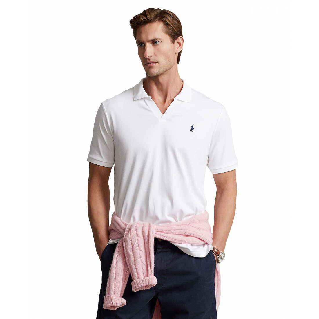 'Classic-Fit Soft Cotton' Polohemd für Herren