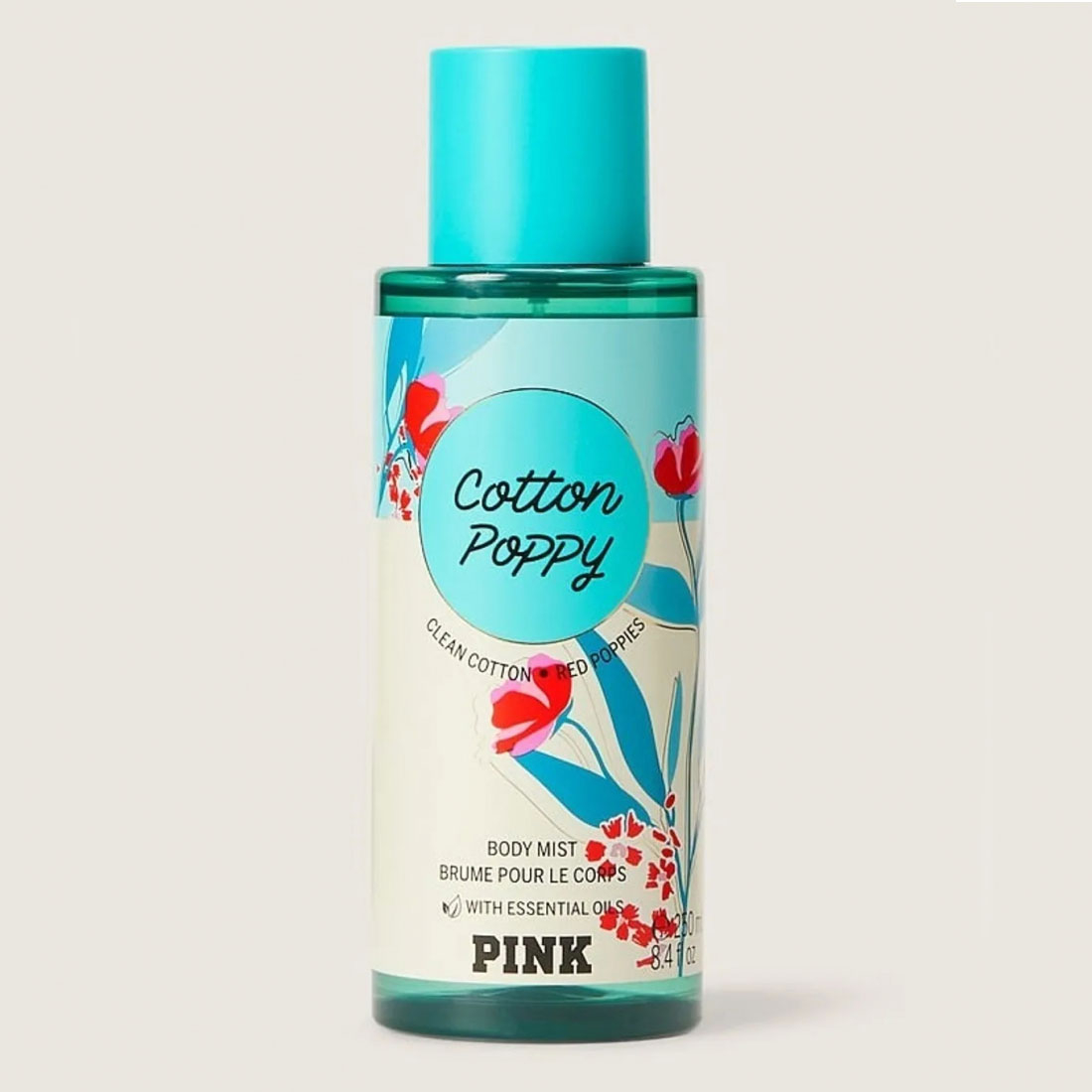 'Pink Cotton Poppy' Körpernebel - 250 ml