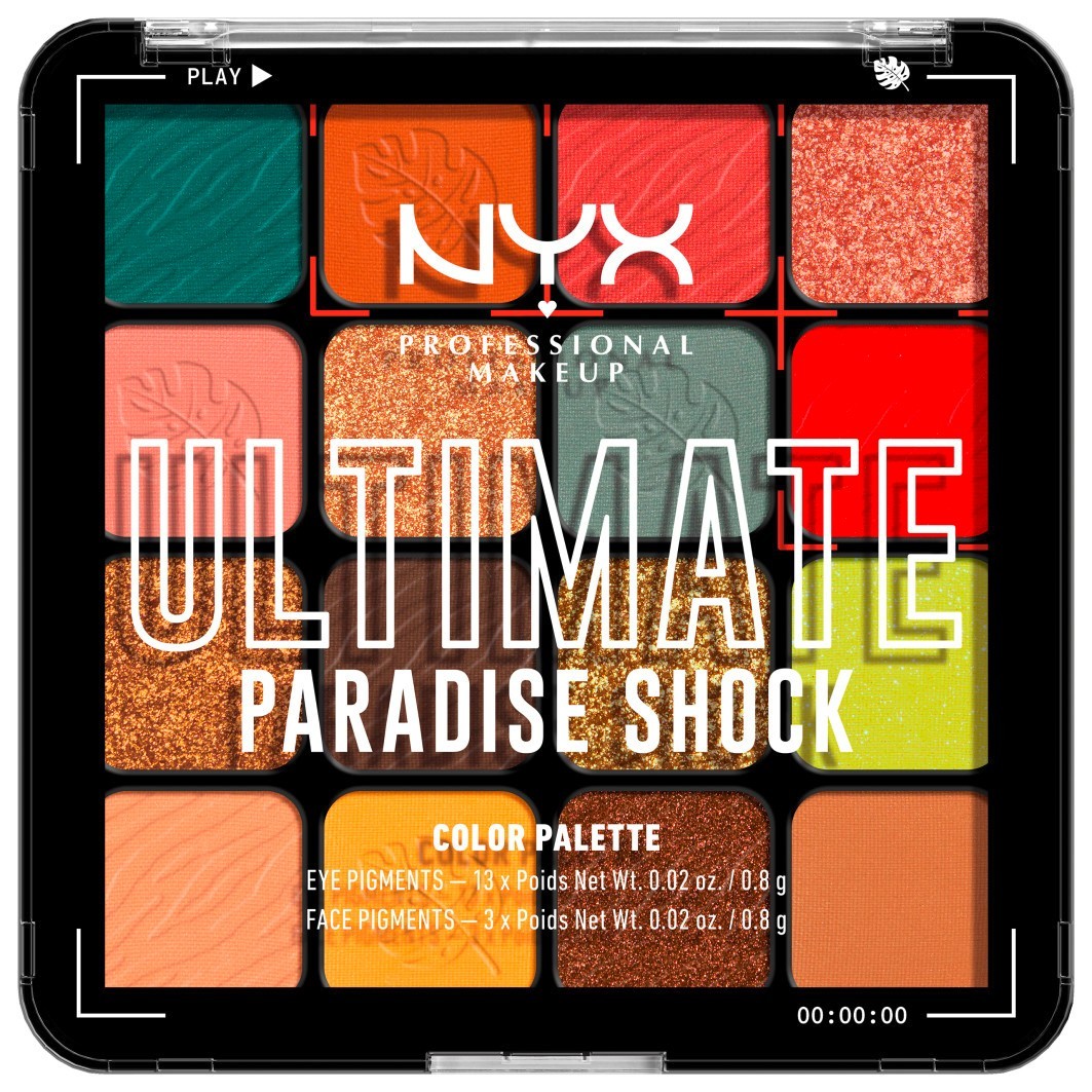 Palette de fards à paupières 'Ultimate' - 02 Paradise Shock 0.8 g