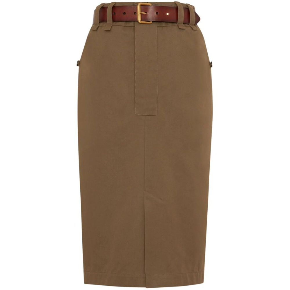 Women's 'Belted Gabardine' Pencil skirt