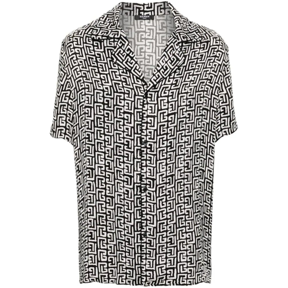 Chemise à manches courtes 'Monogram-Print' pour Hommes