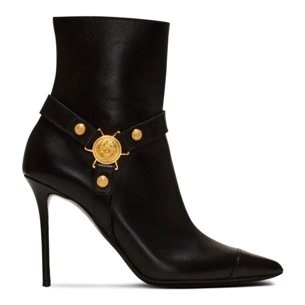 Women's 'Eva Logo-Plaque' Ankle Boots