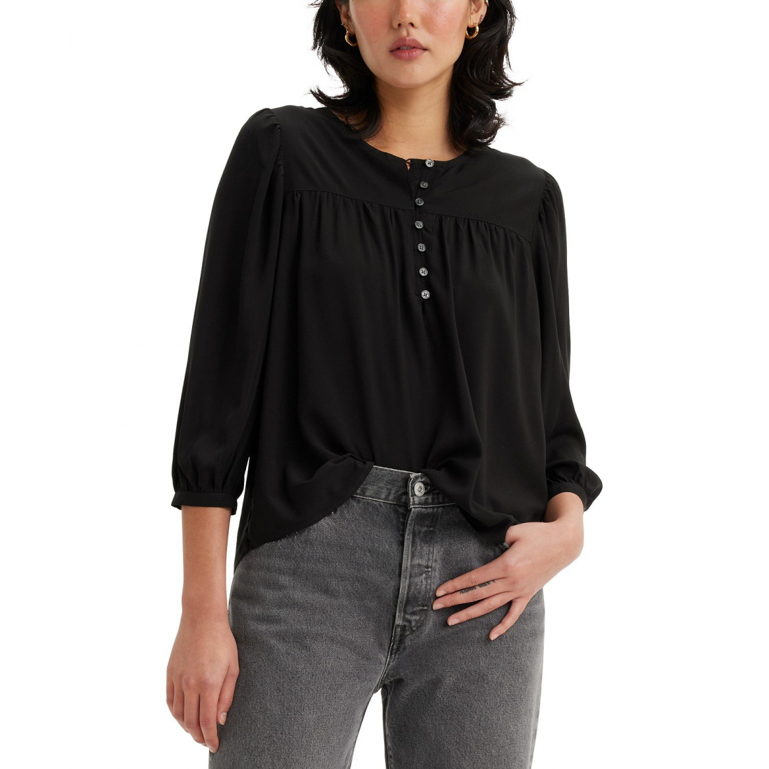 Women's 'Halsey' 3/4 Sleeve Blouse