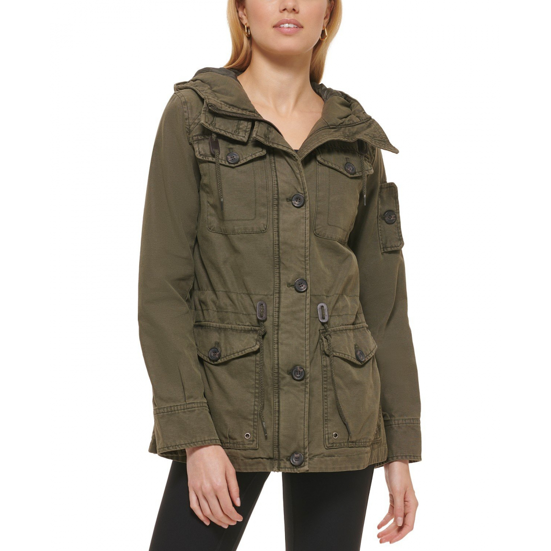 Veste 'Hooded Military' pour Femmes