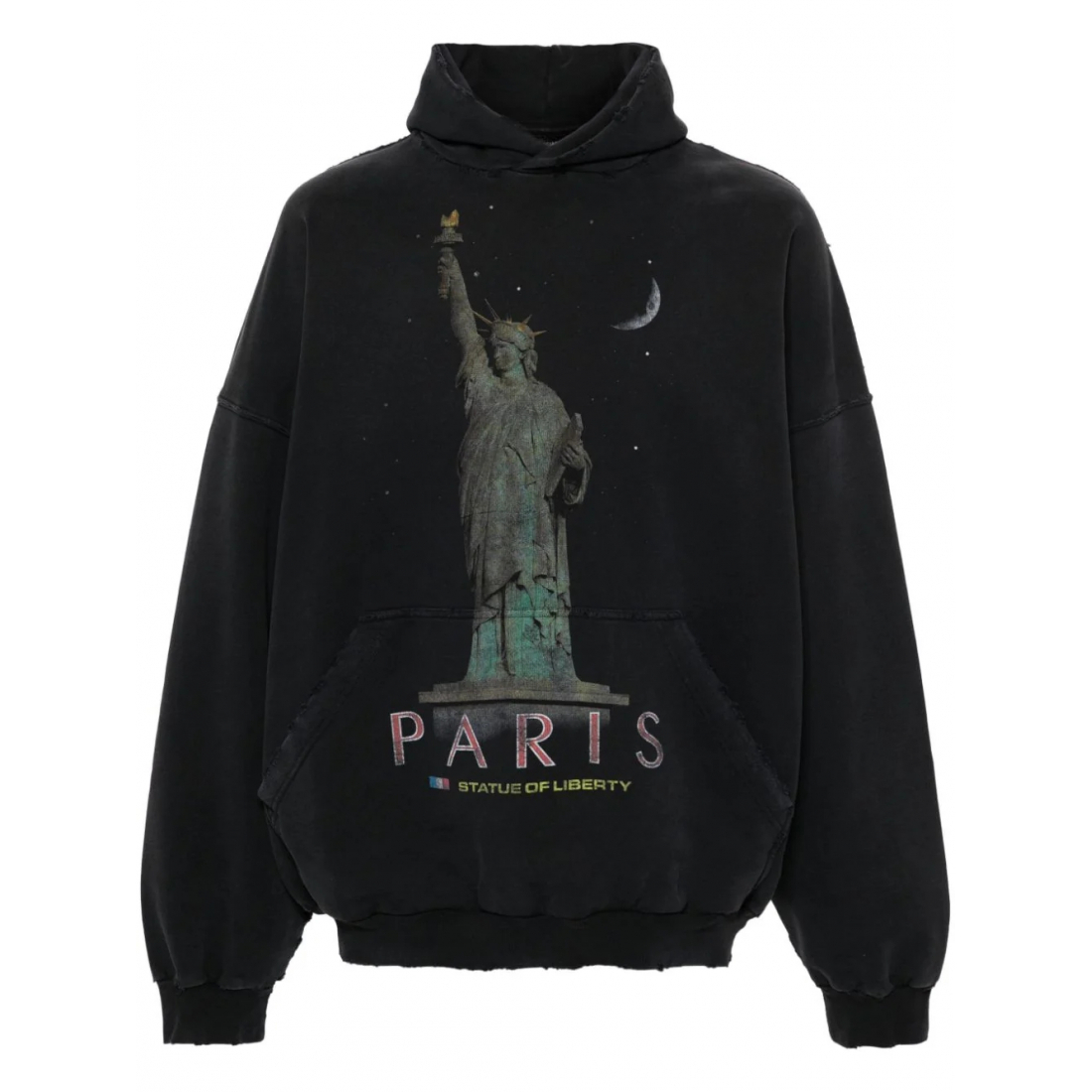 'Paris Liberty Distressed' Kapuzenpullover für Herren