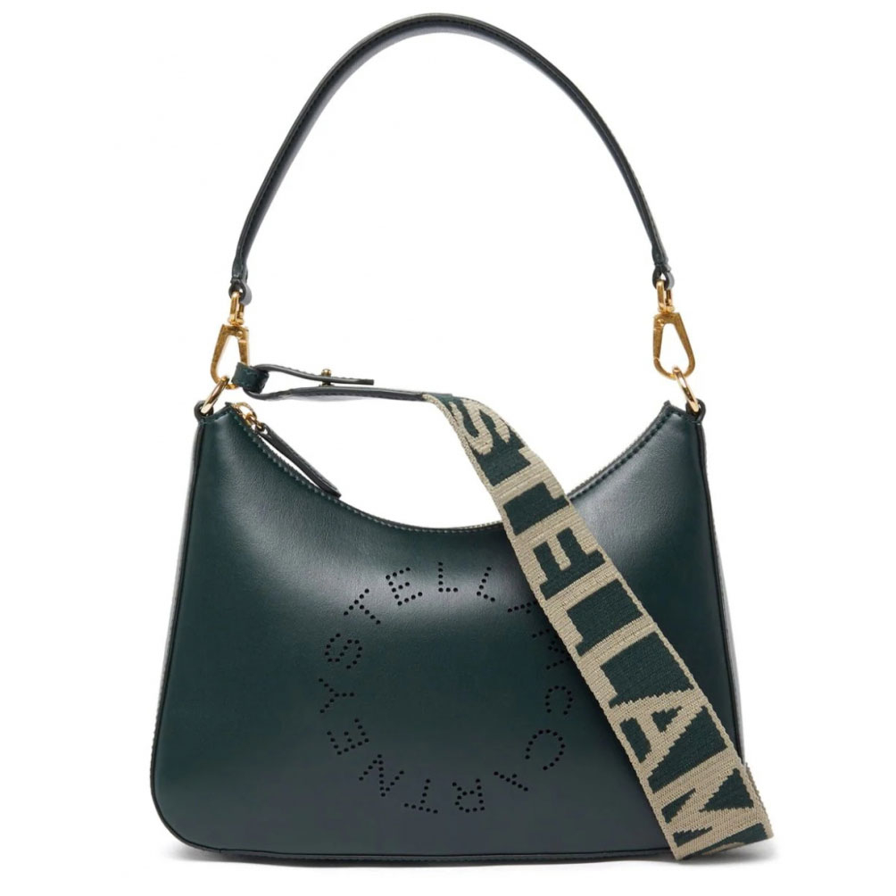 Women's 'Perforated-Logo' Shoulder Bag